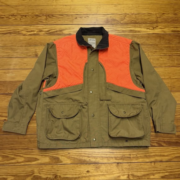 Master Sportsman Other - Master Sportsman Hunting Jacket Brown Blaze Orange Men's Large Small Game Pouch